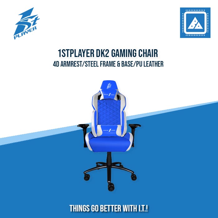 1STPLAYER DK2 GAMING CHAIR /4D ARMREST/STEEL FRAME & BASE/PU LEATHER 1STPLAYER DK2 GAMING CHAIR /4D ARMREST/STEEL FRAME & BASE/PU LEATHER